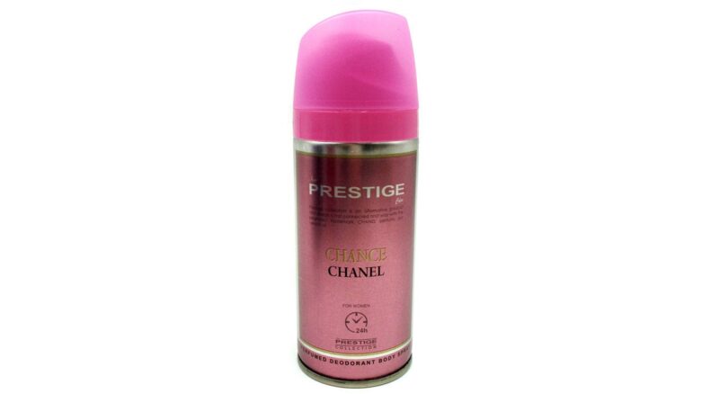 اسپری خوشبو کننده بدن زنانه پرستیژ مدل Chance Chanel حجم 150 میلی لیتر قرمز