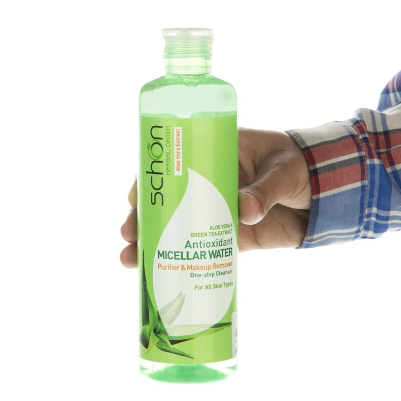 محلول پاک کننده شون مدل Antioxidant Micellar Water حجم 300 میلی‌لیتر بنفش