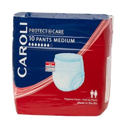 پوشینه شورتی بزرگسالان کرولی مدل Protect Plus Care Medium هفت قطره - بسته 10 عددی قرمز
