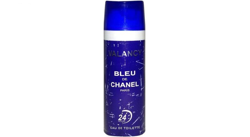 اسپری خوشبو کننده بدن مردانه والانسی مدل Bleu De Chanel حجم 200 میلی لیتر آبی